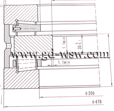 SKF 350982C轴承图纸